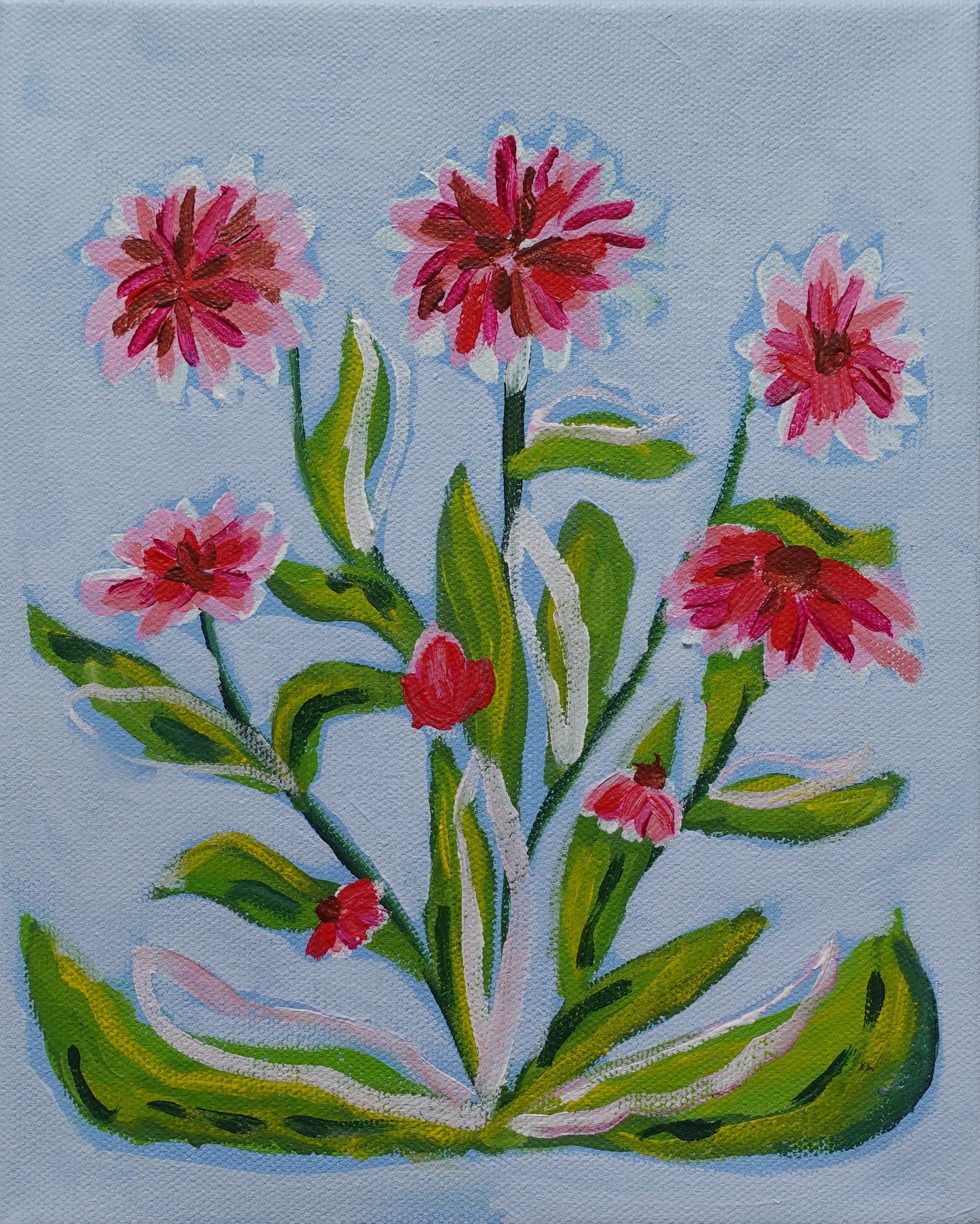 "Red Daisies"