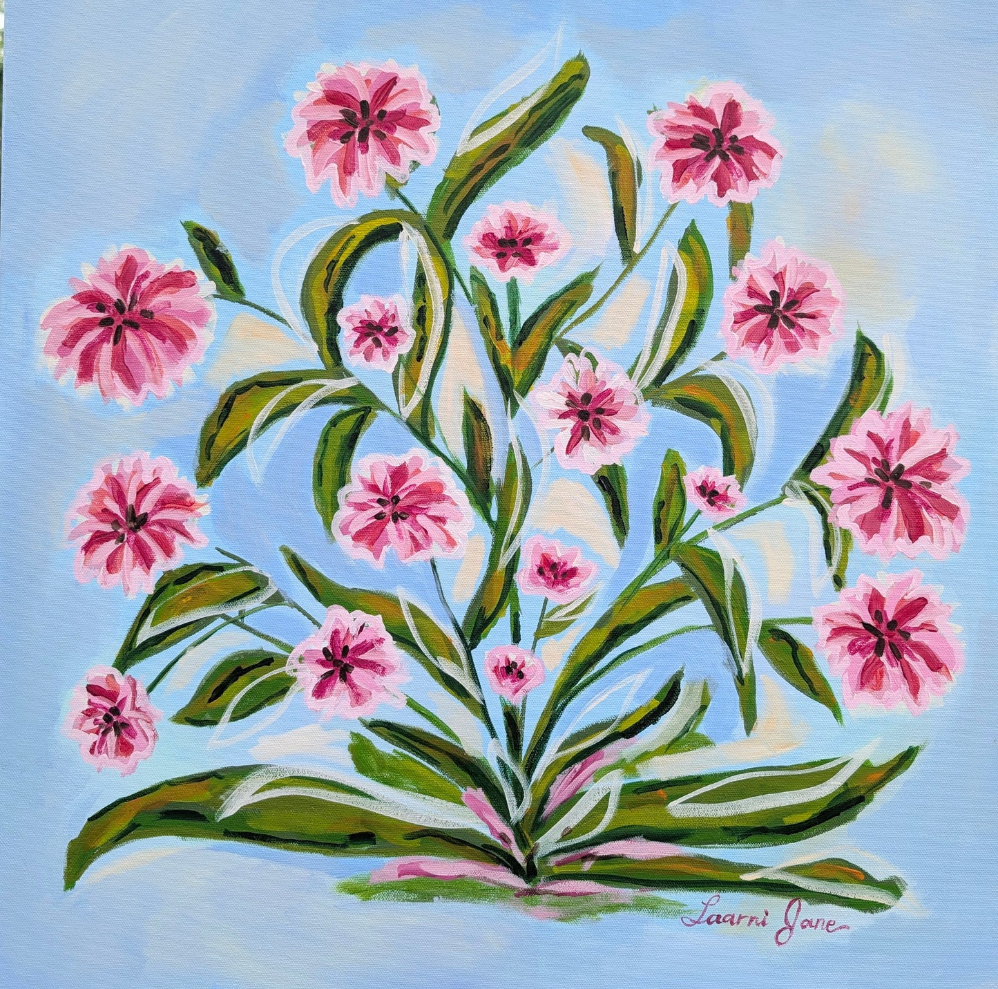"Blue + Bloom"