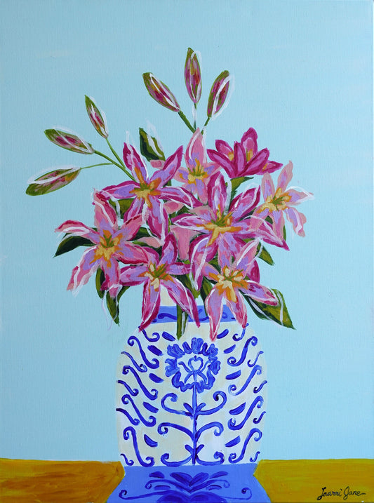 Pink Lilies