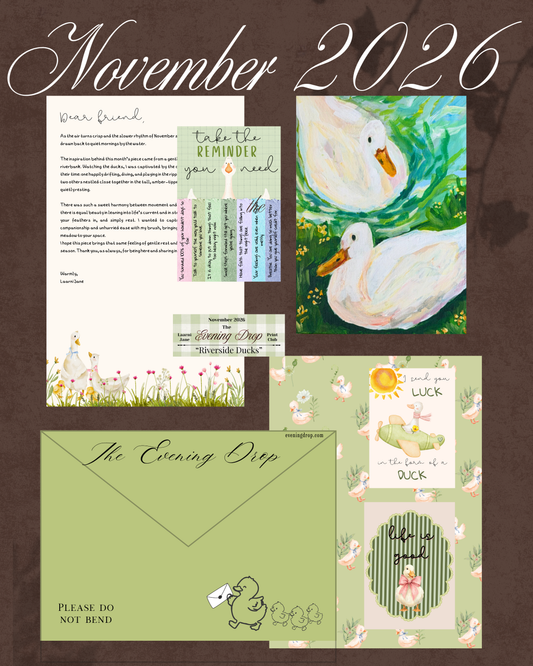 "Evening Drop" Print Club