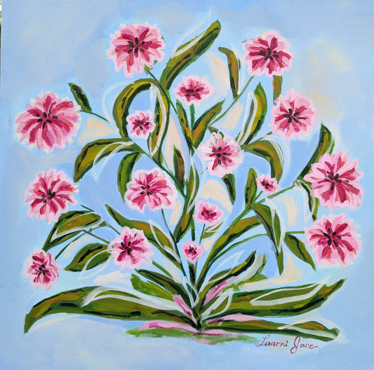 "Blue + Bloom"